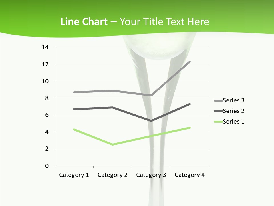 Leisure Green Vodka PowerPoint Template