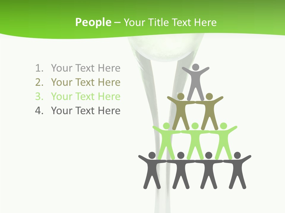 Leisure Green Vodka PowerPoint Template