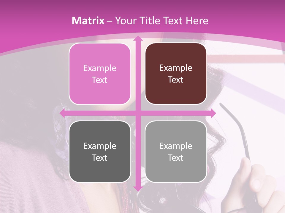 Caucasian Lips Cheerful PowerPoint Template