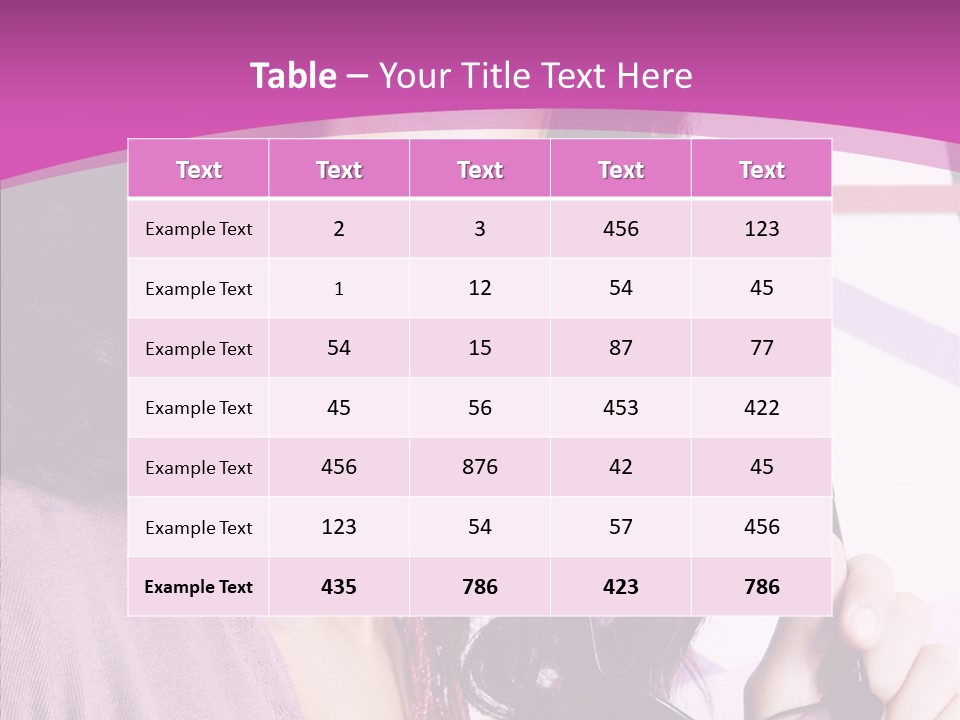 Caucasian Lips Cheerful PowerPoint Template