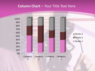 Caucasian Lips Cheerful PowerPoint Template