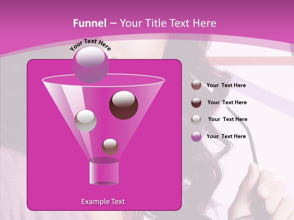 Caucasian Lips Cheerful PowerPoint Template