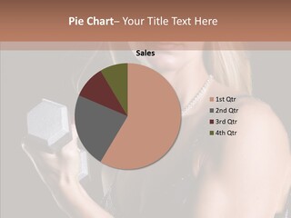 Female Hard Work PowerPoint Template