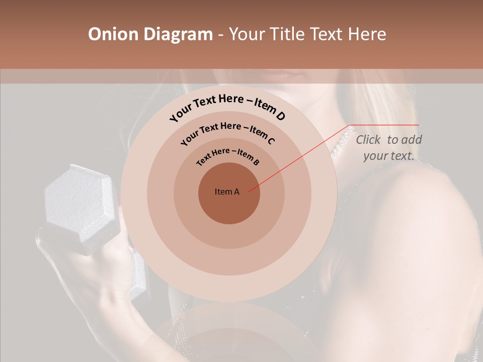 Female Hard Work PowerPoint Template