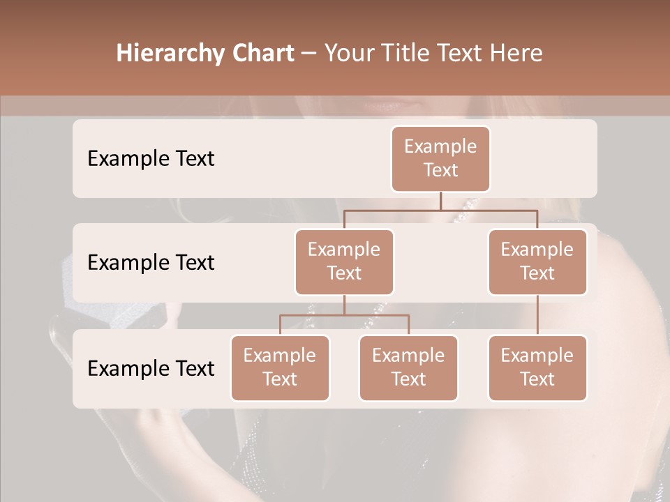 Female Hard Work PowerPoint Template