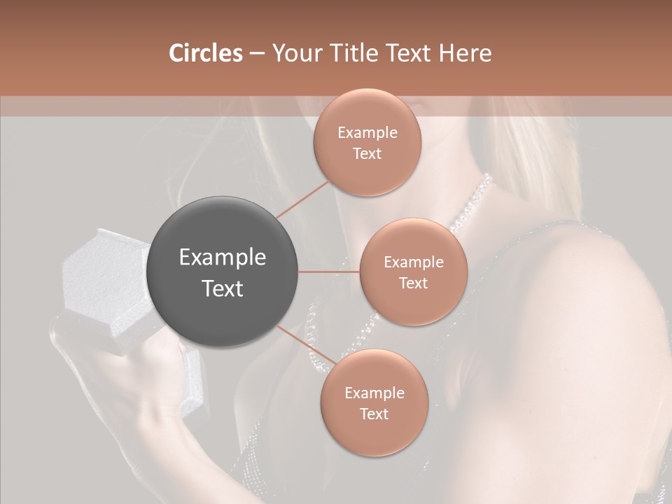 Female Hard Work PowerPoint Template