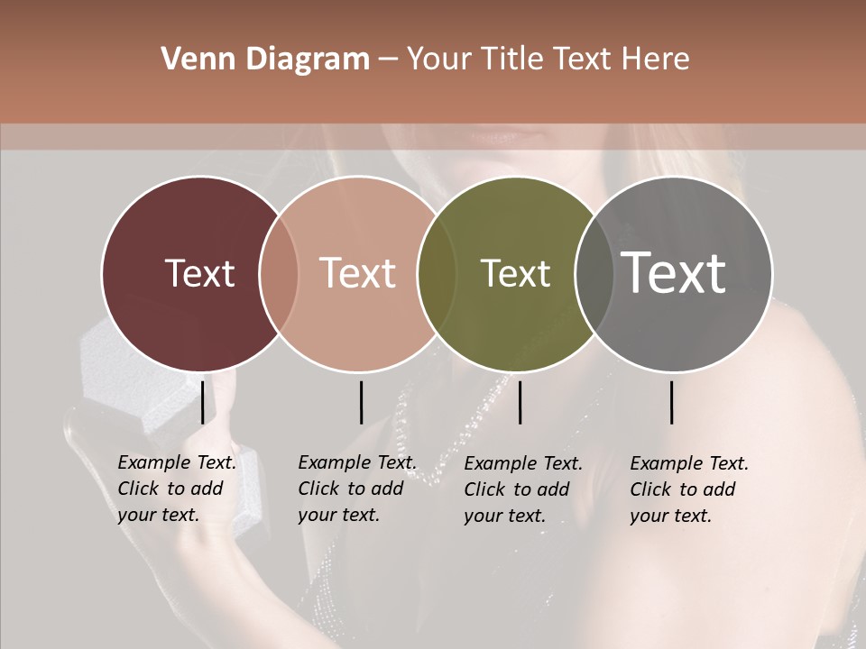 Female Hard Work PowerPoint Template