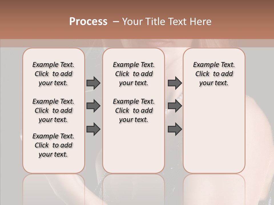 Female Hard Work PowerPoint Template