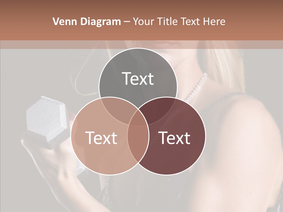 Female Hard Work PowerPoint Template