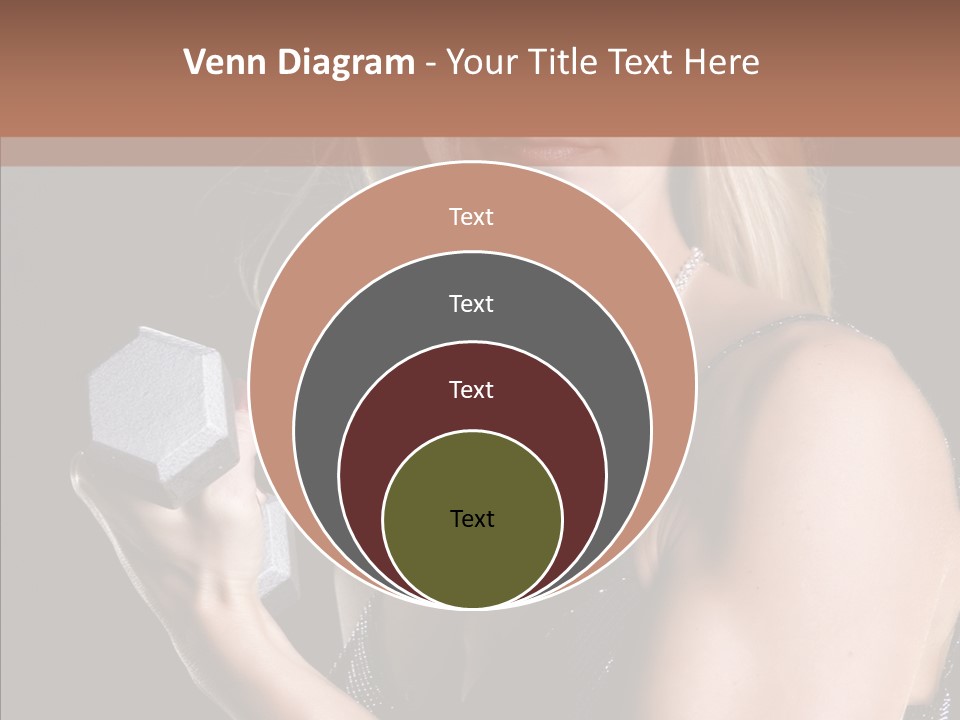 Female Hard Work PowerPoint Template
