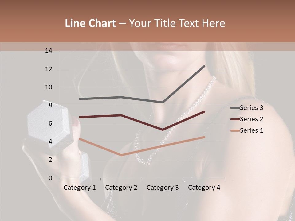 Female Hard Work PowerPoint Template