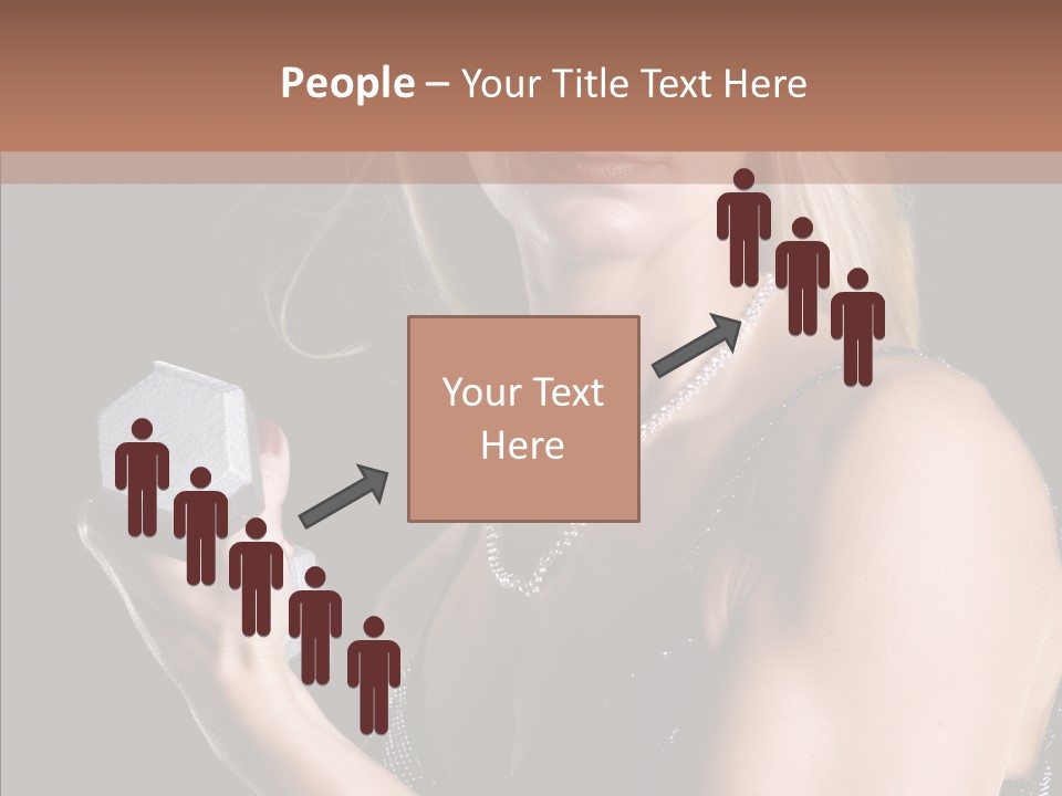 Female Hard Work PowerPoint Template