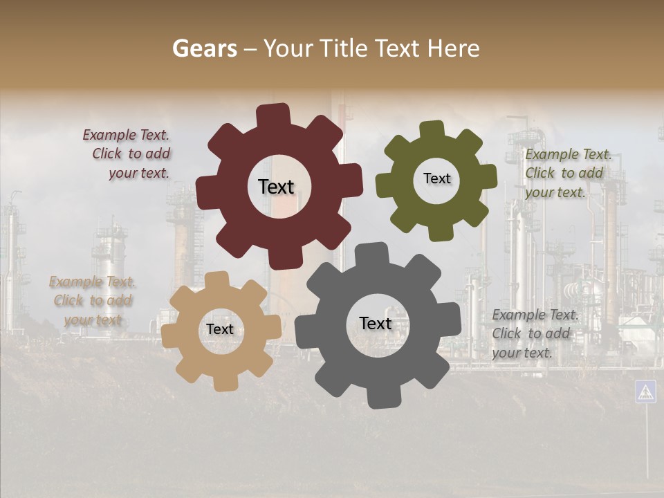Structure Factory Petrol PowerPoint Template