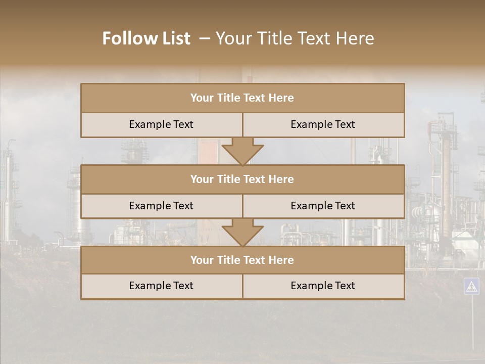 Structure Factory Petrol PowerPoint Template