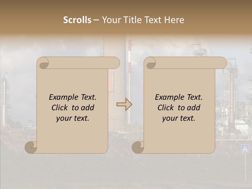 Structure Factory Petrol PowerPoint Template