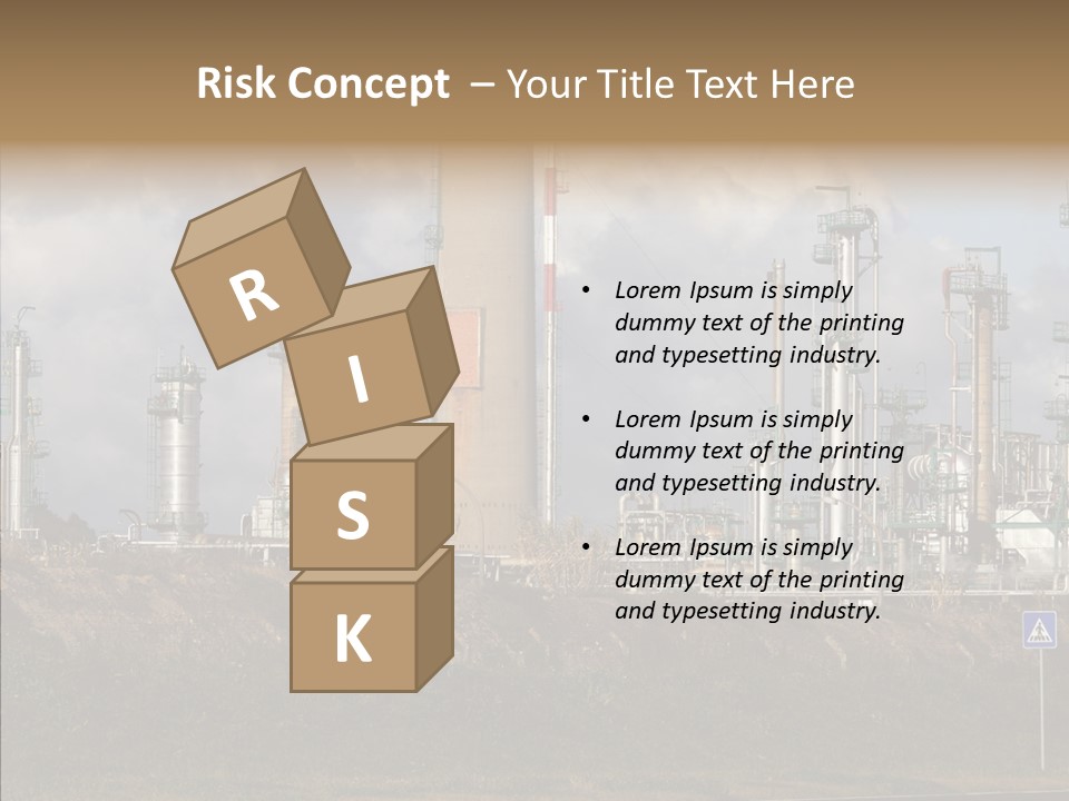 Structure Factory Petrol PowerPoint Template