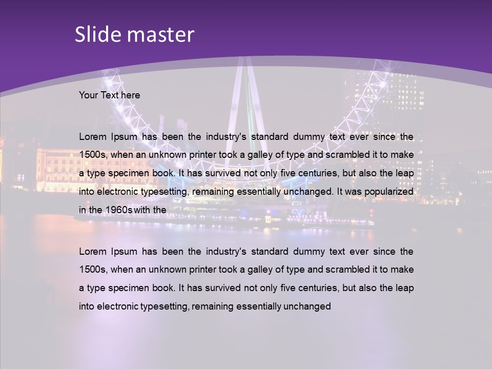 Thames Kingdom Travel PowerPoint Template