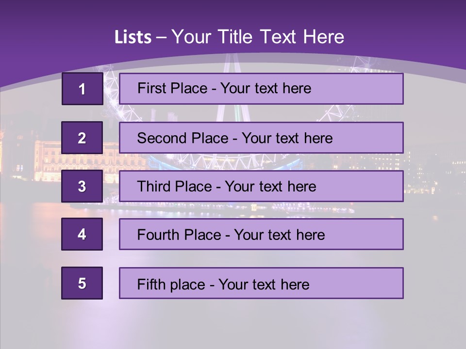 Thames Kingdom Travel PowerPoint Template