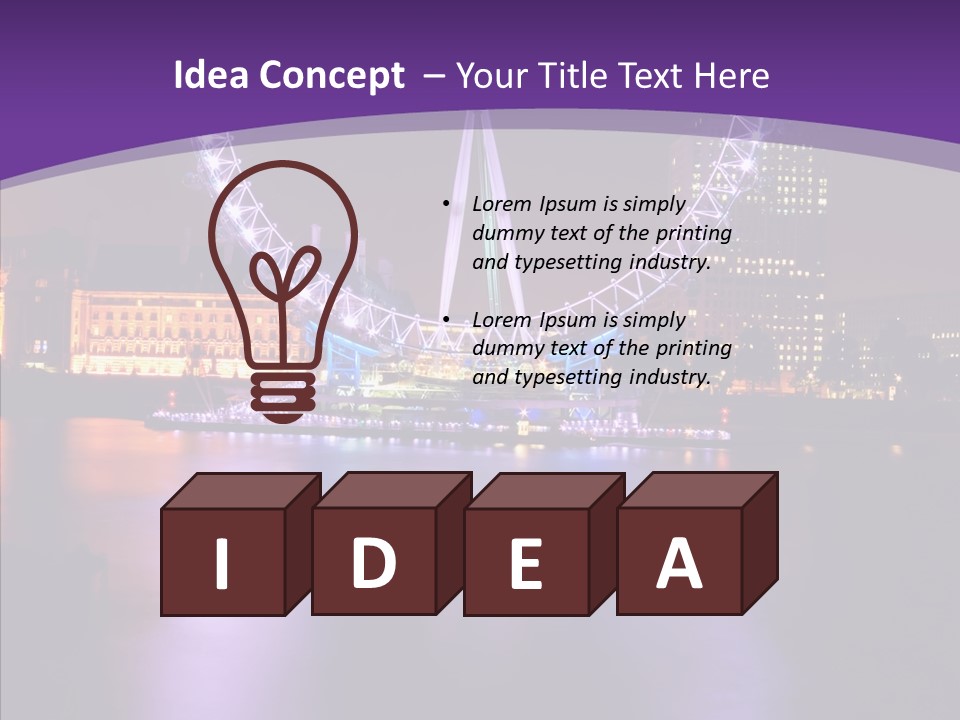 Thames Kingdom Travel PowerPoint Template