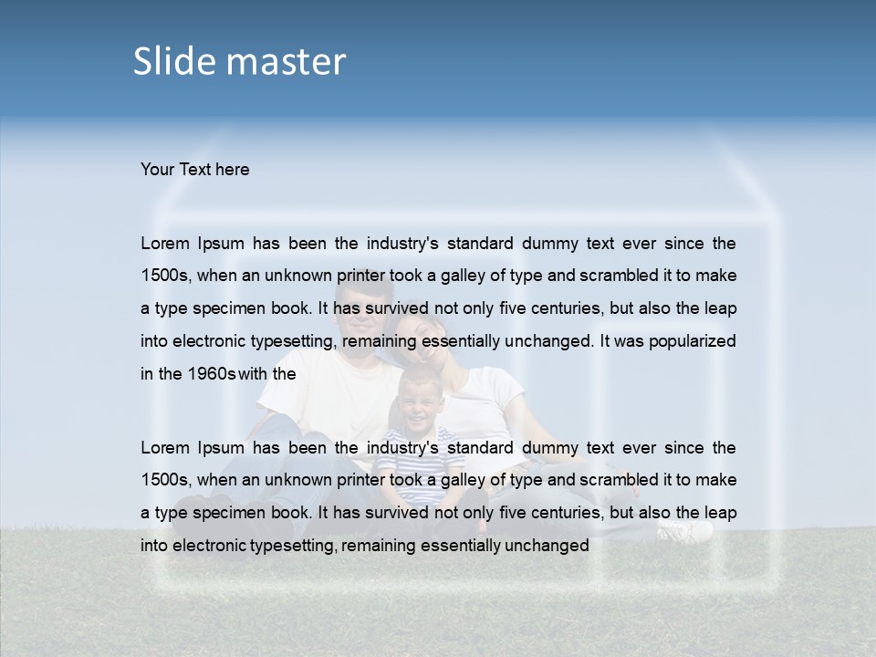 Parent Real Mortgage PowerPoint Template