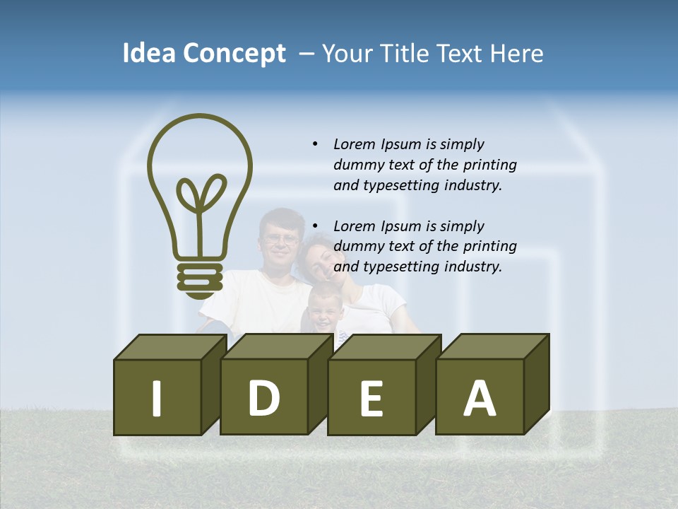 Parent Real Mortgage PowerPoint Template