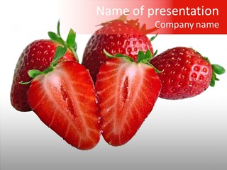 White Eat Macro PowerPoint Template