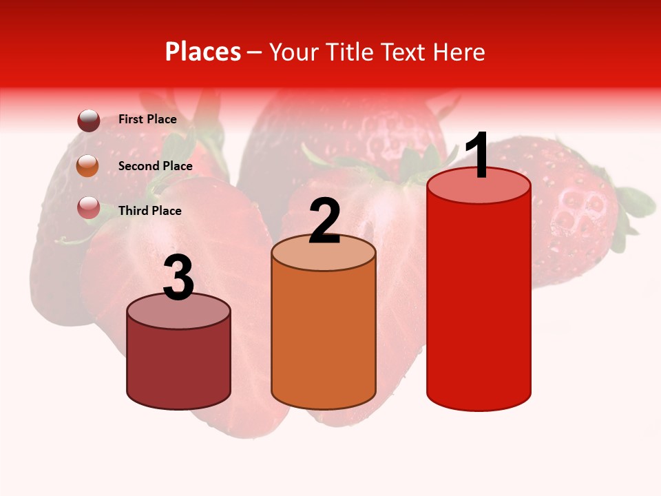 White Eat Macro PowerPoint Template