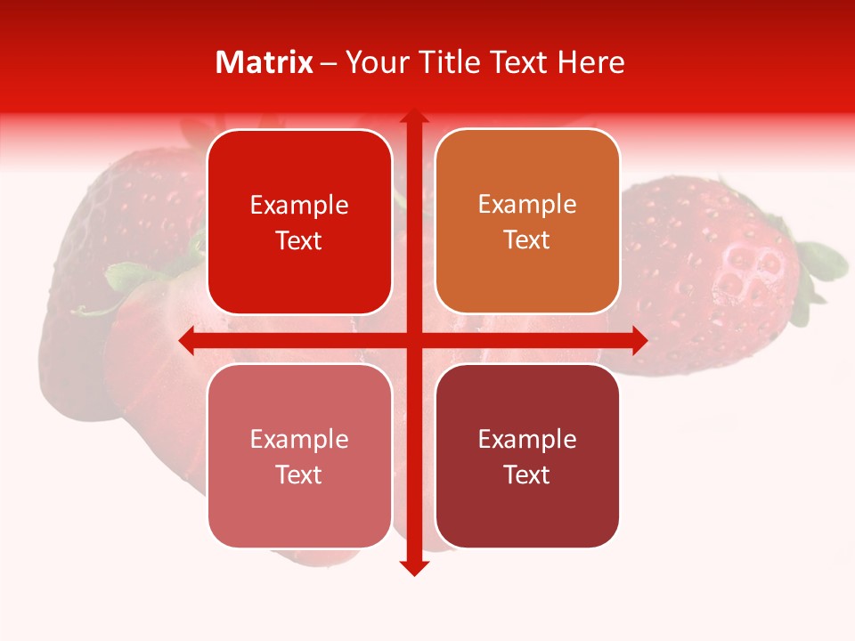 White Eat Macro PowerPoint Template