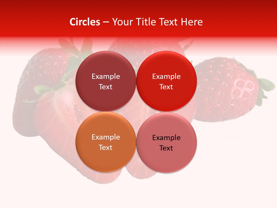 White Eat Macro PowerPoint Template