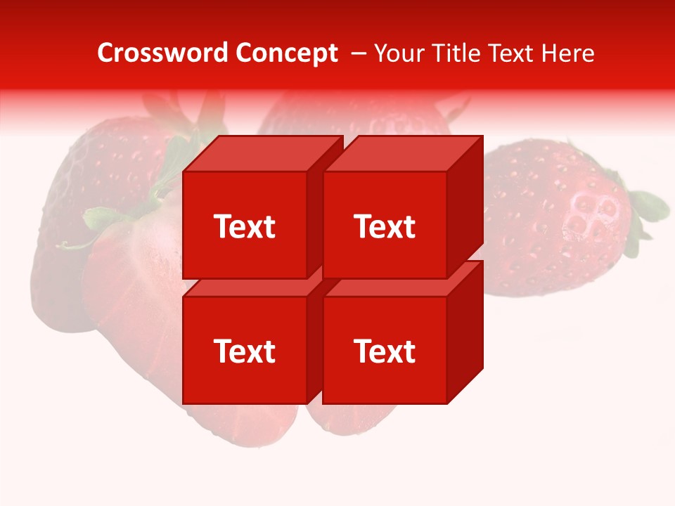 White Eat Macro PowerPoint Template