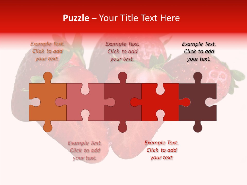 White Eat Macro PowerPoint Template