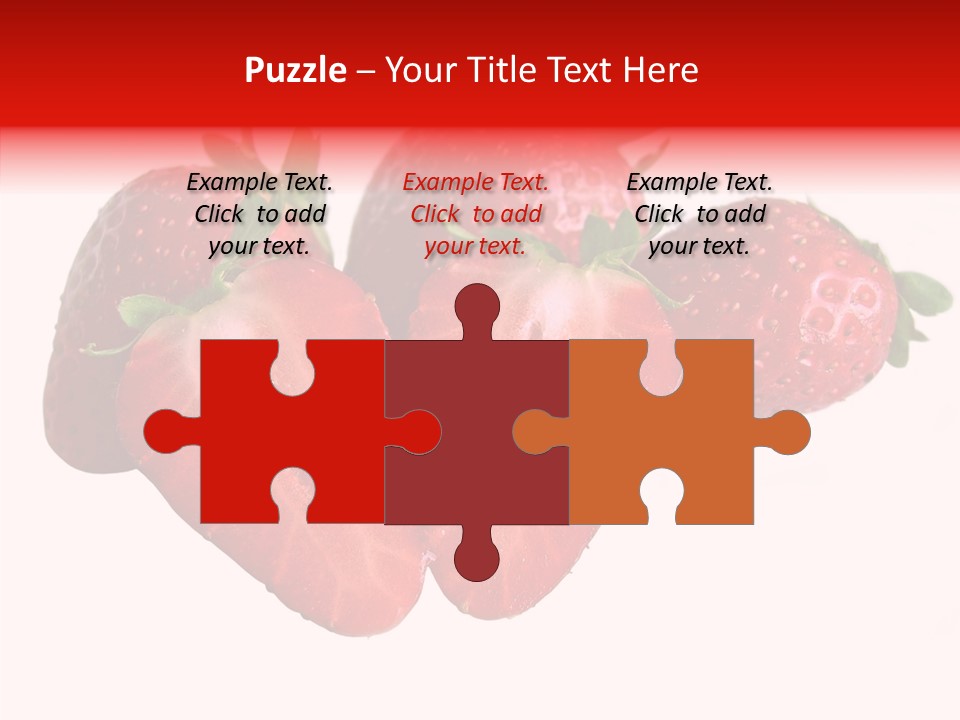 White Eat Macro PowerPoint Template