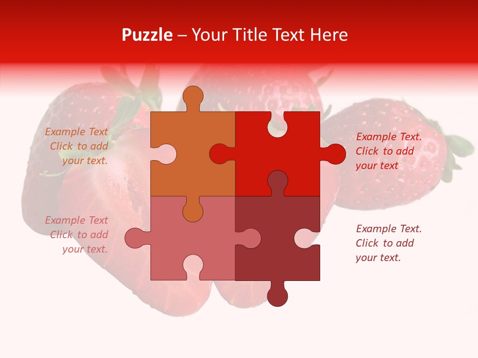 White Eat Macro PowerPoint Template