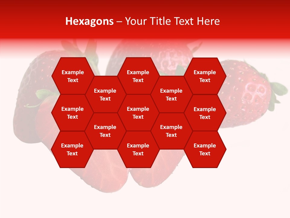 White Eat Macro PowerPoint Template