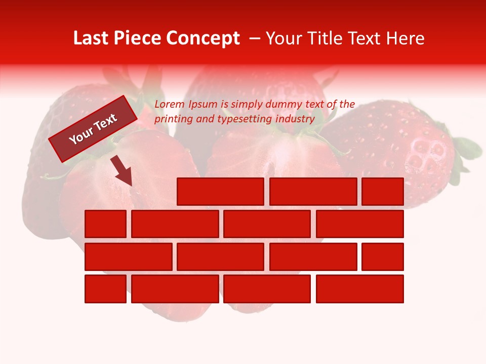 White Eat Macro PowerPoint Template