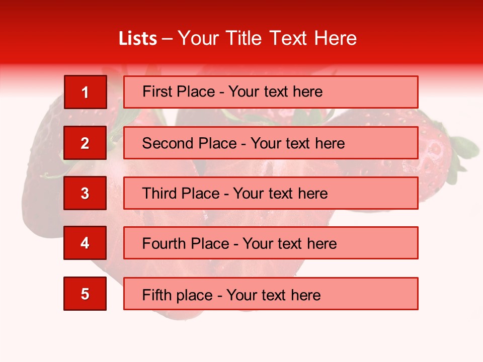 White Eat Macro PowerPoint Template