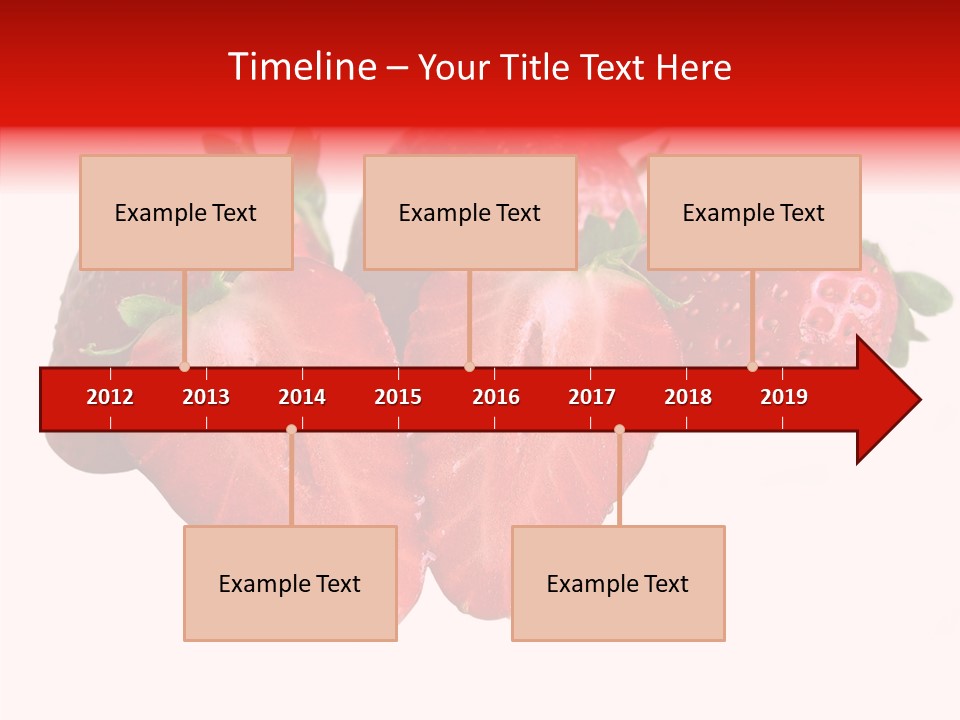 White Eat Macro PowerPoint Template