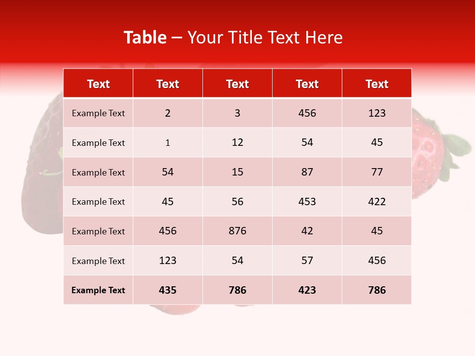 White Eat Macro PowerPoint Template