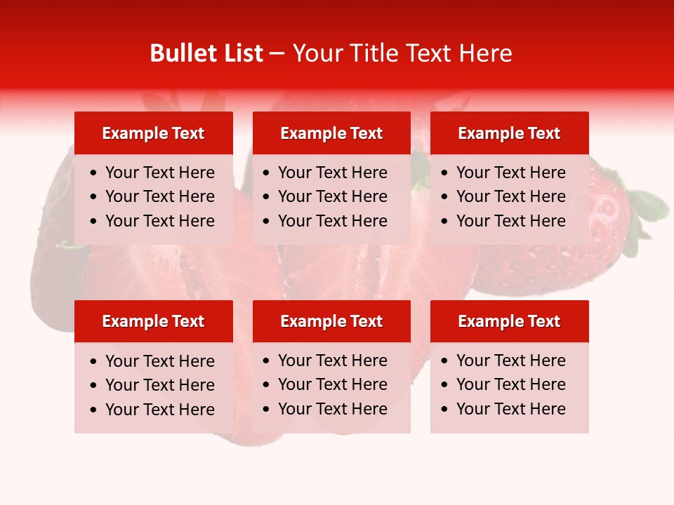 White Eat Macro PowerPoint Template