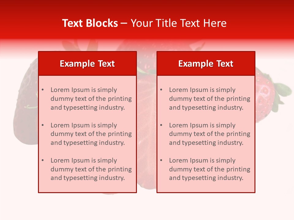 White Eat Macro PowerPoint Template