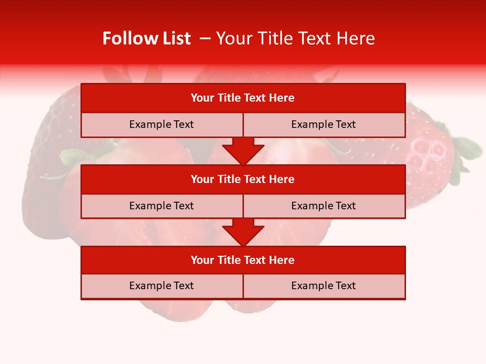 White Eat Macro PowerPoint Template