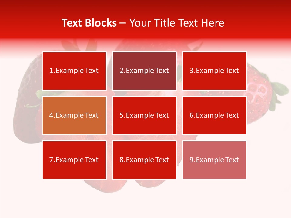 White Eat Macro PowerPoint Template