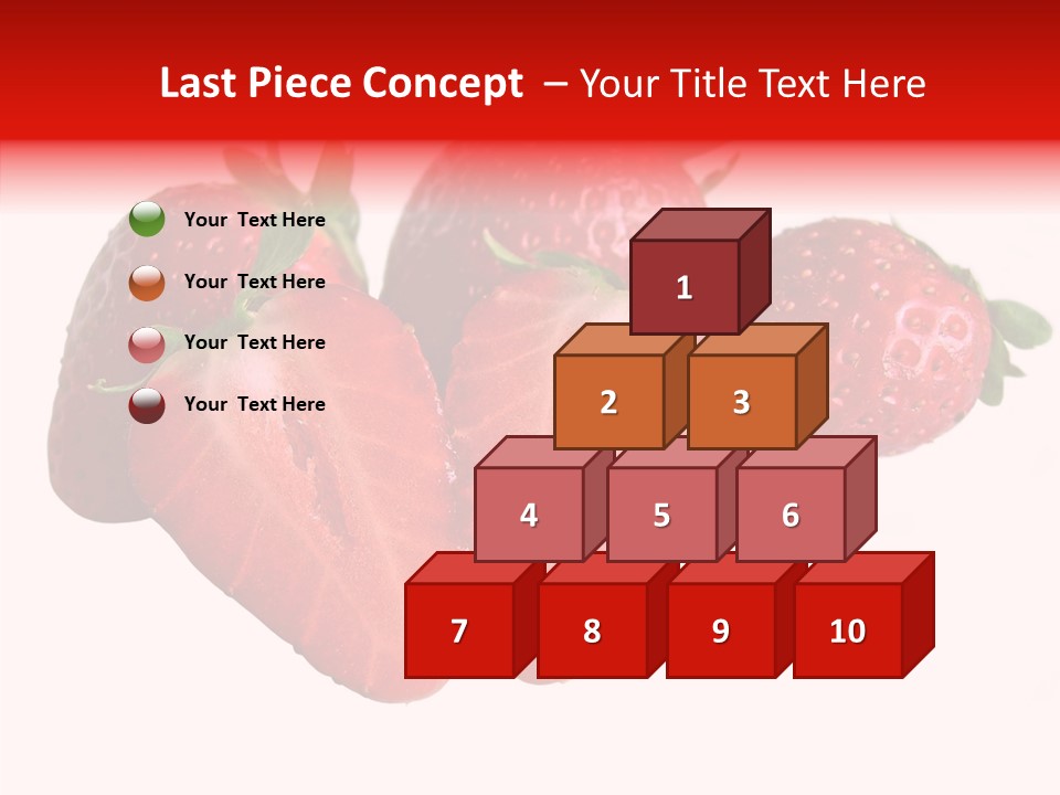 White Eat Macro PowerPoint Template