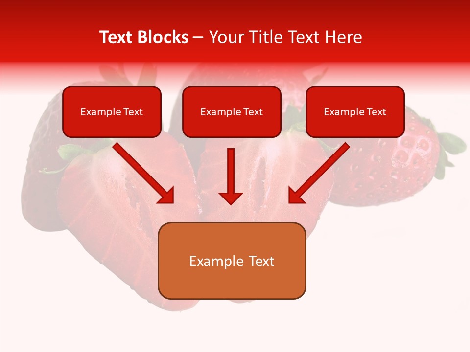 White Eat Macro PowerPoint Template