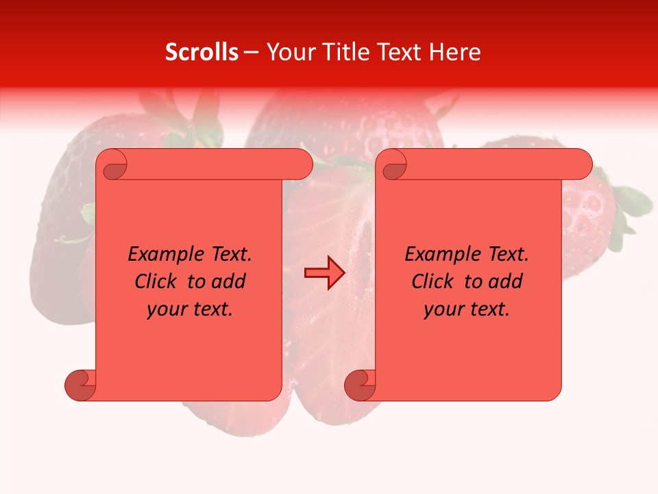 White Eat Macro PowerPoint Template