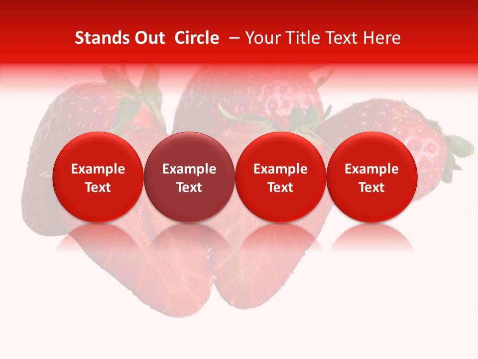 White Eat Macro PowerPoint Template