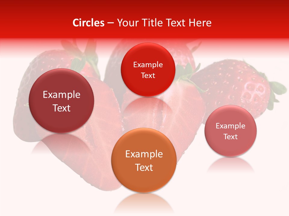 White Eat Macro PowerPoint Template