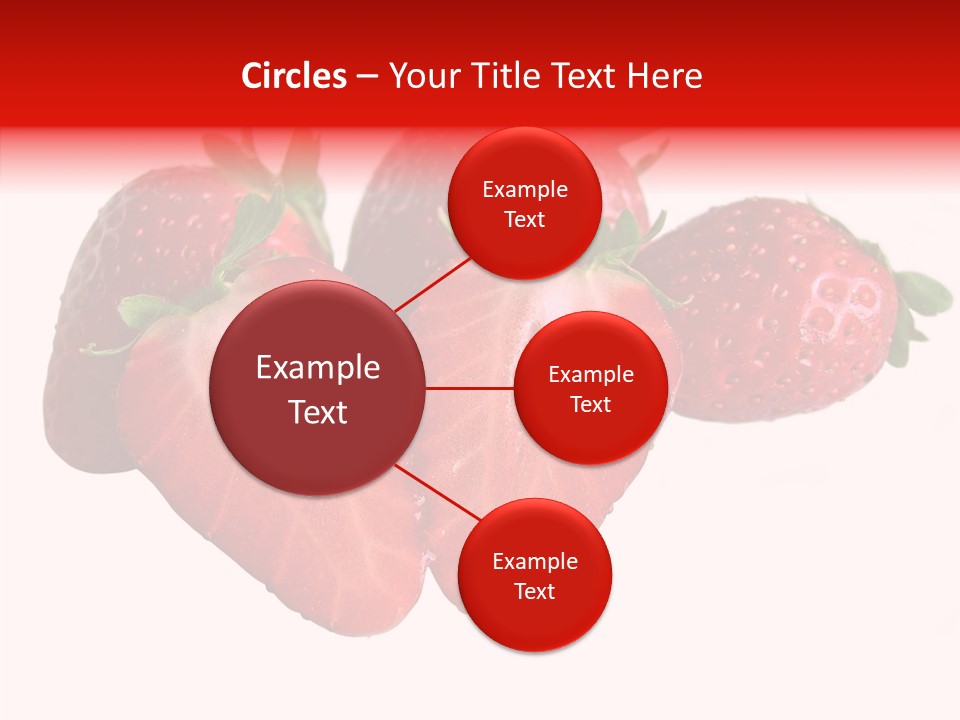 White Eat Macro PowerPoint Template