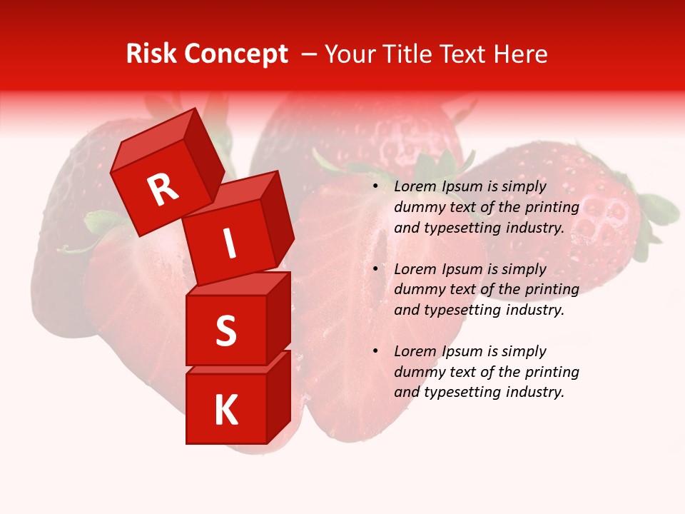 White Eat Macro PowerPoint Template