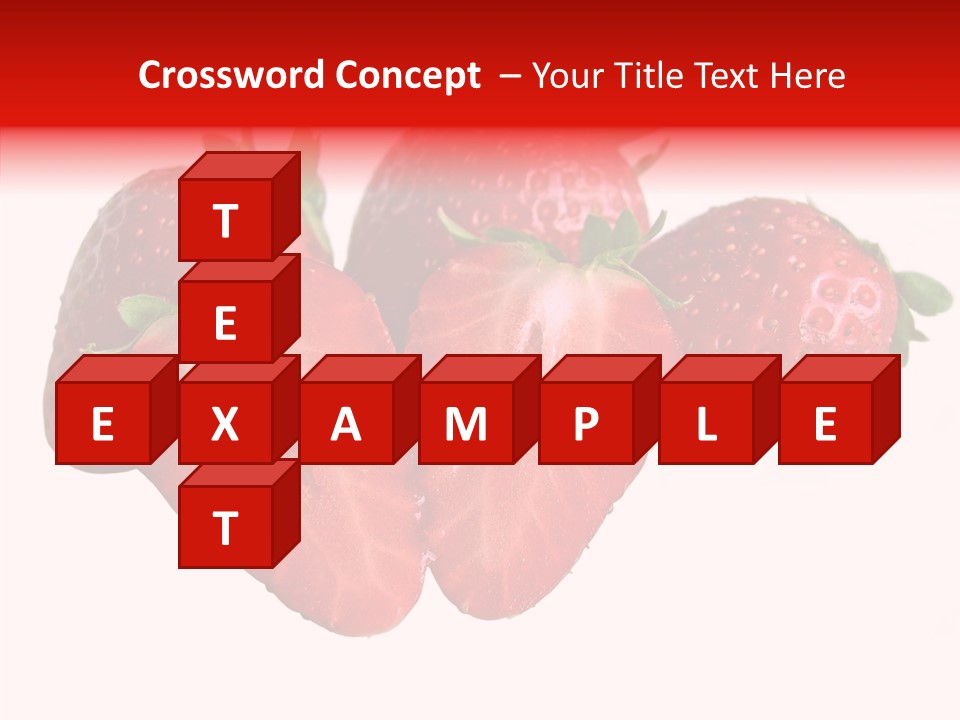 White Eat Macro PowerPoint Template